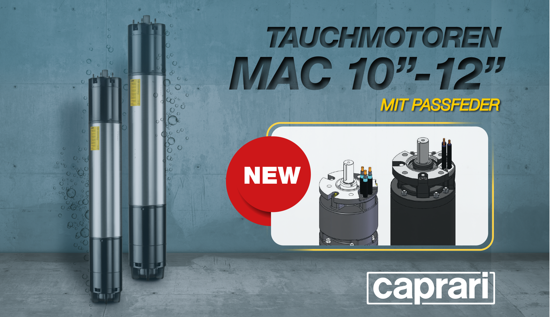 NEUE TAUCHMOTOREN MAC 10“ UND 12